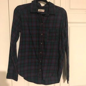Hollister plaid flannel